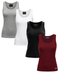 Pack Basics de Dama 4 Playeras Lisas de Mujer