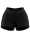 Short Boy London Encaje Floral Negro Mujer Premium