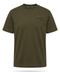 Playera De Hombre Boy London Águila Relieve Tonal Verde Olivo Militar