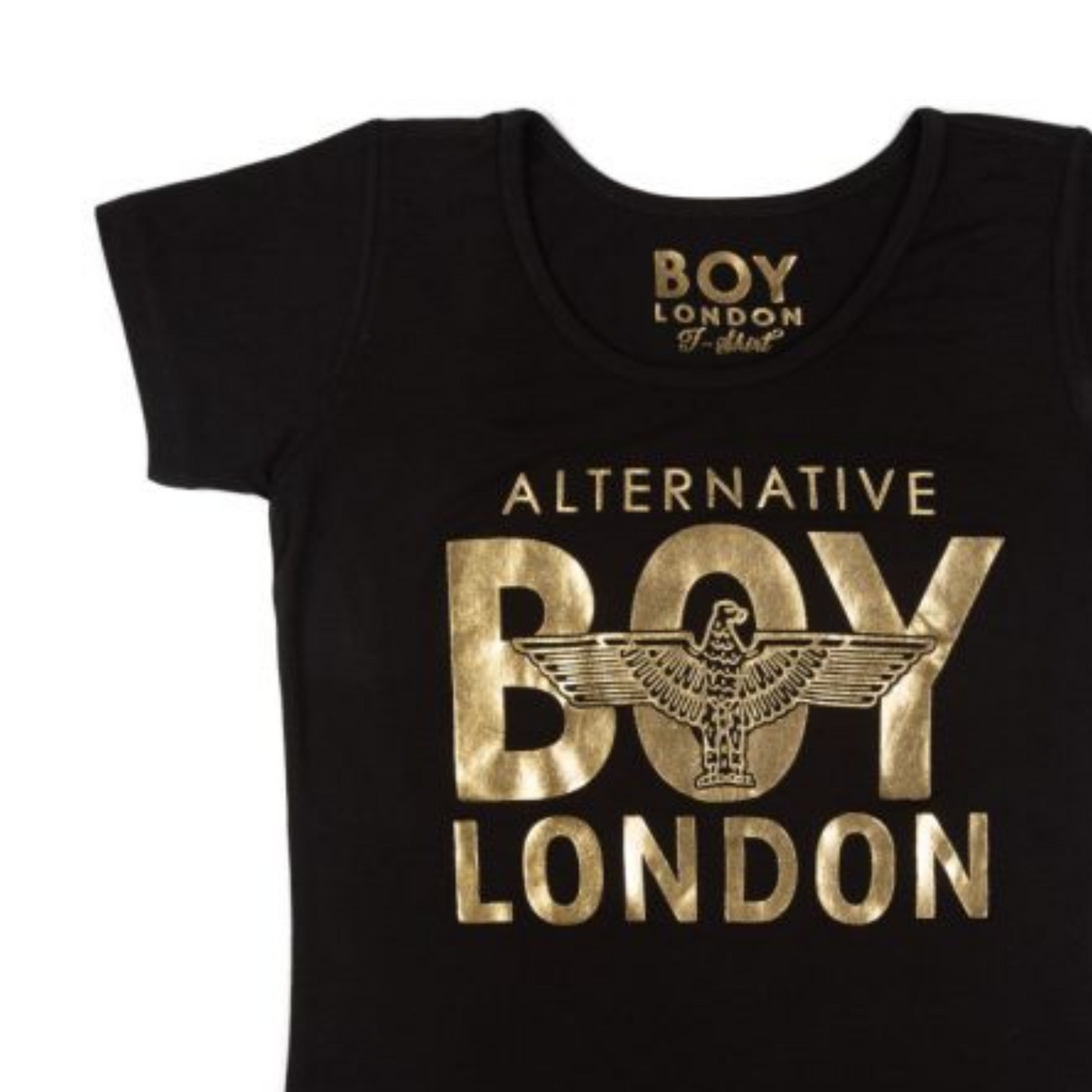 Playera Negra Para Mujer Transpirable Ligera Boy London