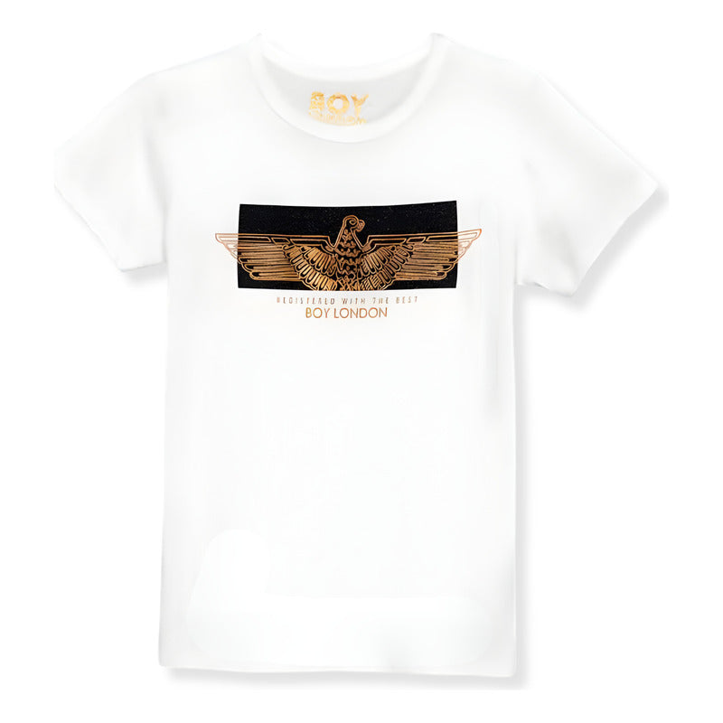 Playera Blanca Básica De Dama Glitter Boy London Original