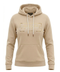Sudadera Boy London Foil Dorado Bloque Relieve Beige Mujer