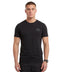 Playera Negra Boy London Hombre Parche Tono sobre Tono
