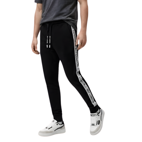 Pants Jogger Boy London Negro Elástico Deportivo Hombre