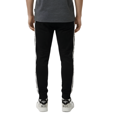 Pants Jogger Boy London Negro Elástico Deportivo Hombre