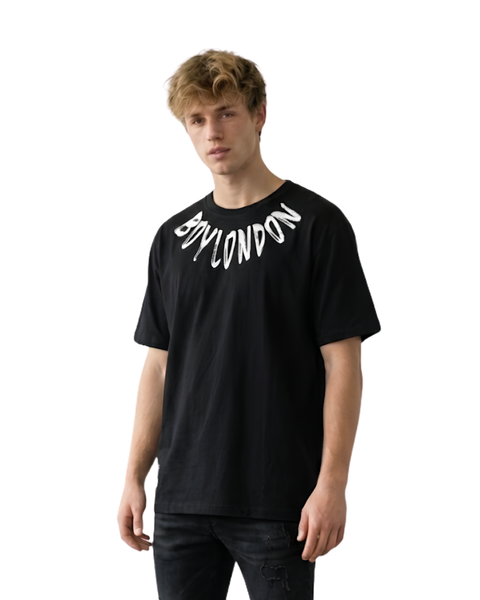 Playera Boy London Hombre Negra Punk Statement