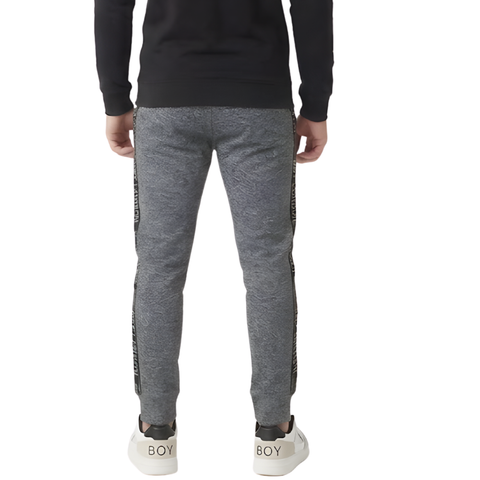 Pants Jogger Boy London Gris Deportivo Elástico Hombre