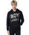Sudadera Hoodie Boy London Negra Ligera Original Hombre