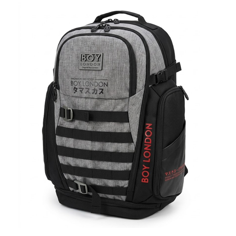 Mochila Boy London Gris | Backpack Urbana Unisex