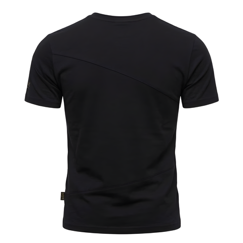 Playera Boy London Negra Águila Dorada Foil Original