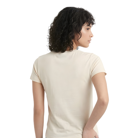 Playera Boy London Mujer Crema We Stand Together Rosa Palo