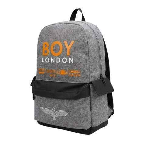 Mochila Boy London Gris | Backpack Urbana Unisex