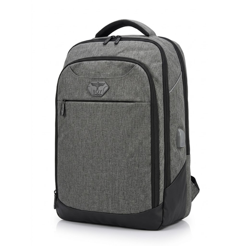 Mochila Boy London Gris | Backpack Urbana Unisex