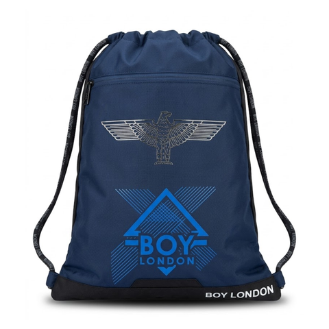 Morral Mochila Boy London Azul Marino | Gym Sack Bolsa Deportiva Unisex