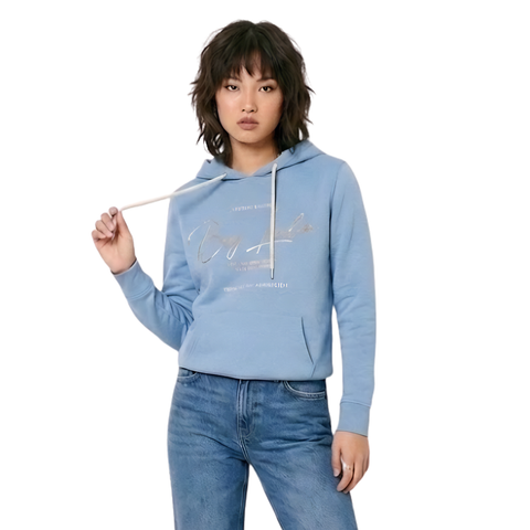 Sudadera Boy London Mujer Azul Cielo Plateado Limited