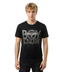 Playera Boy London Negra Logo Águila Slim Fit Original