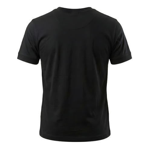 Playera Boy London Negra Logo Águila Slim Fit Original