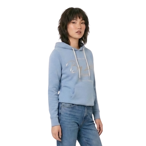 Sudadera Boy London Mujer Azul Cielo Plateado Limited