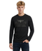 Playera Manga Larga Boy London Hombre Negra Camo Blackout