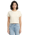 Crop Top Boy London Mujer Crema Botones Dorados