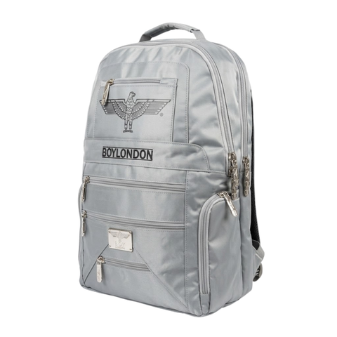 Mochila Boy London Gris | Backpack Urbana Unisex