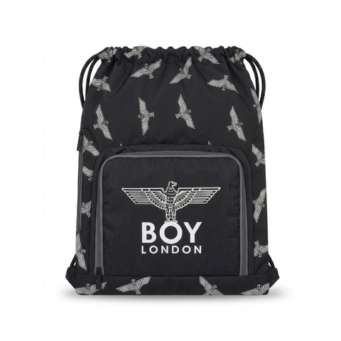 Mochila Morral Boy London Negro | Gym Sack Bolsa Deportiva Unisex