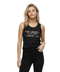 Playera Tirantes Boy London Mujer Negra Cromado Espejo