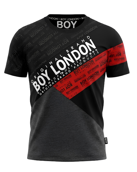 Playera Boy London Hombre Original Brand Negra