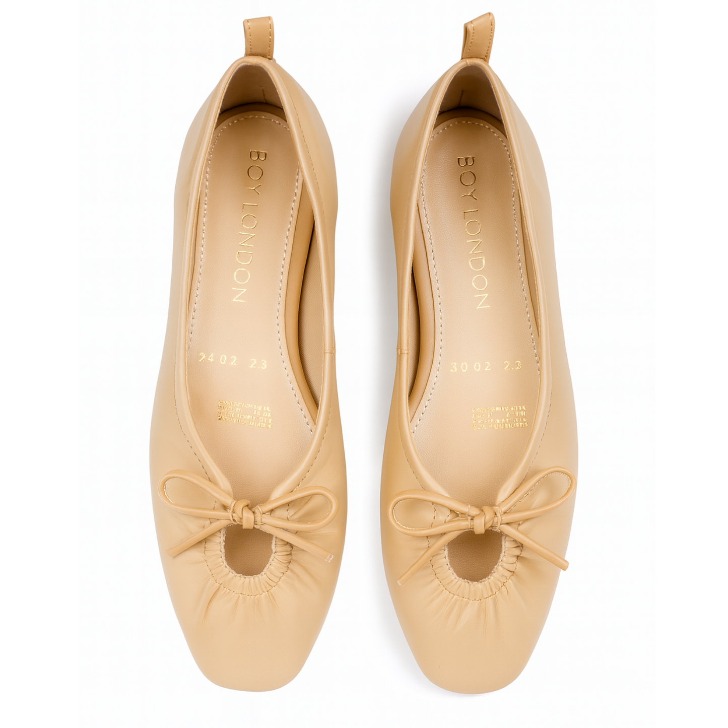 Ballerinas Flats Nude De Dama Cómodos Boy London Shoes