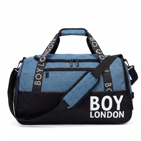 Maleta Boy London Azul | Bolsa de Viaje Duffel Deportiva