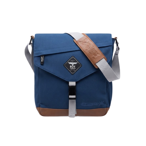 Bolsa Messenger Boy London Azul Marino | Mensajero Cruzada Unisex