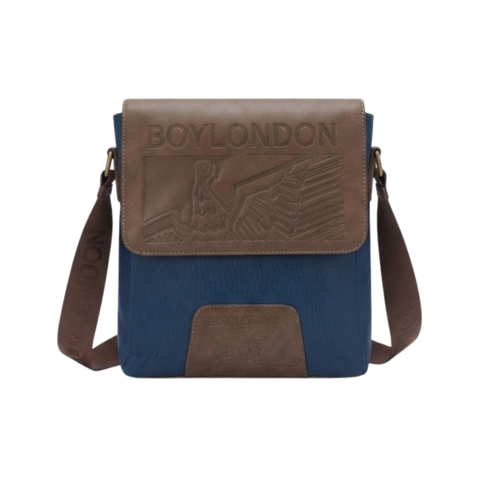 Bolsa Messenger Boy London Azul Marino | Mensajero Cruzada Unisex