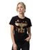 Playera Boy London Mujer Negra Águila Dorada Corazón
