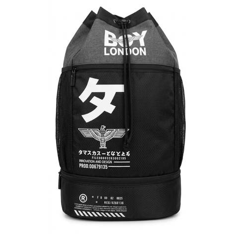 Morral Boy London Negro | Gym Sack Bolsa Deportiva Unisex