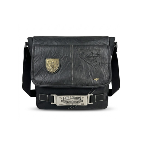 Bolsa Messenger Boy London Negro | Mensajero Cruzada Unisex