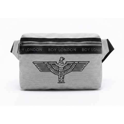 Cangurera Boy London Gris | Riñonera Bolsa de Cintura Unisex