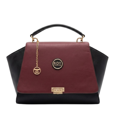 Bolsa Boy London Vino | Bolsa de Moda Casual para Mujer