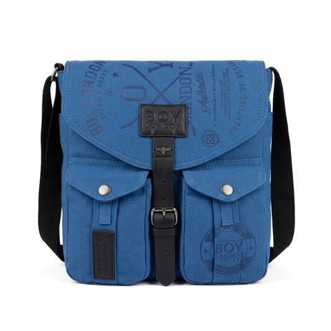 Bolsa Messenger Boy London Azul | Mensajero Cruzada Unisex