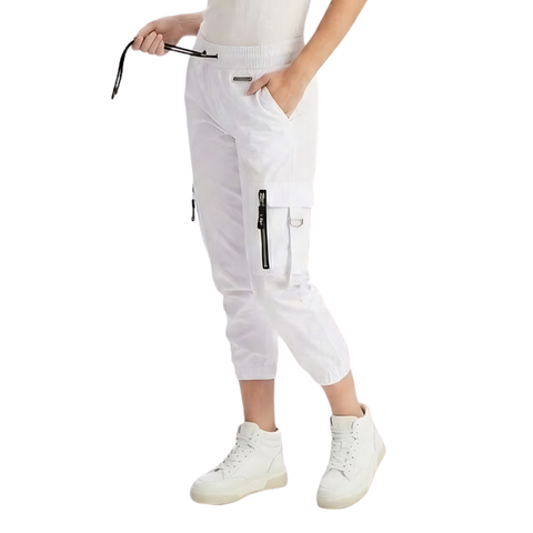 Pantalón Jogger Vinipiel Blanco Mujer Juvenil Boy London