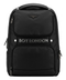 Mochila Boy London Negra Letras Metal Cromado Premium