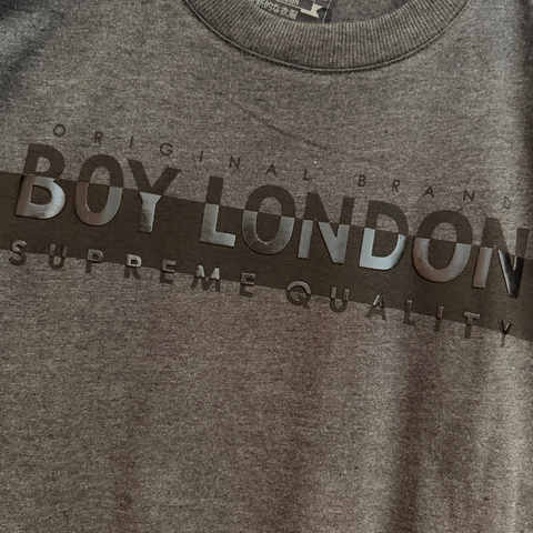 Playera Boy London Hombre Gris Oscuro Supreme Quality