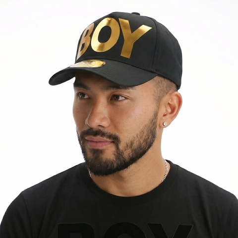 Gorra Ajustable Estampado Clasico Boy Boy London Negro Único Liso