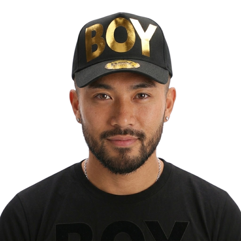 Gorra Ajustable Estampado Clasico Boy Boy London Negro Único Liso