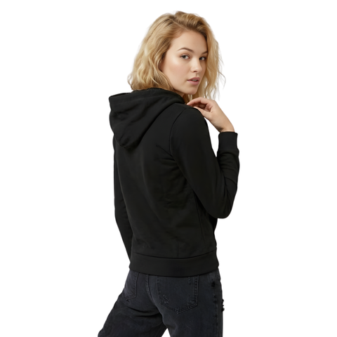 Sudadera Boy London Mujer Negra Pedrería Oro Hoodie
