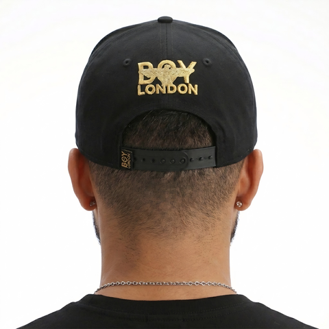 Gorra Ajustable Estampado Clasico Boy Boy London Negro Único Liso