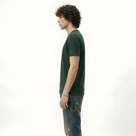 Playera Boy London Verde Oscuro Logo Bordado Original