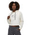 Sudadera Crop Top Boy London Mujer Blanca Pedrería