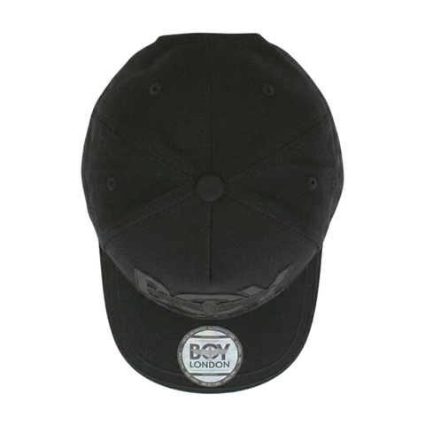Gorra Ajustable Logo Engomado Bordado Letras Boy London Negro Único Liso