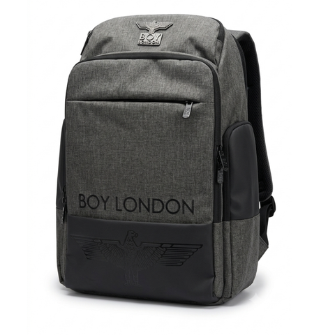 Mochila Boy London Gris Oxford | Backpack Urbana Unisex