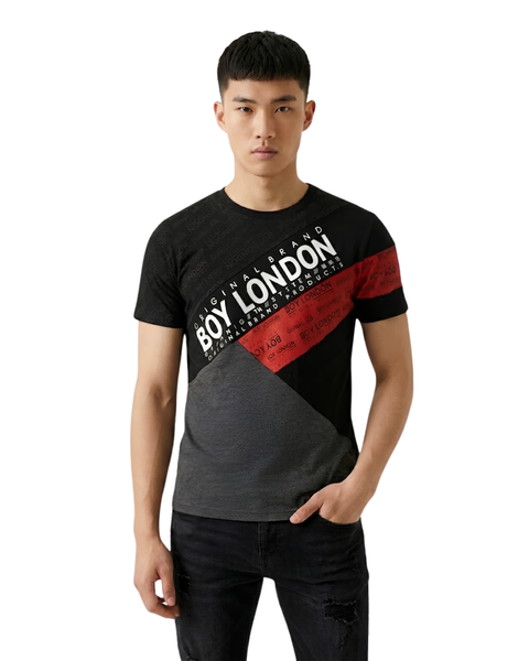 Playera Boy London Hombre Original Brand Negra